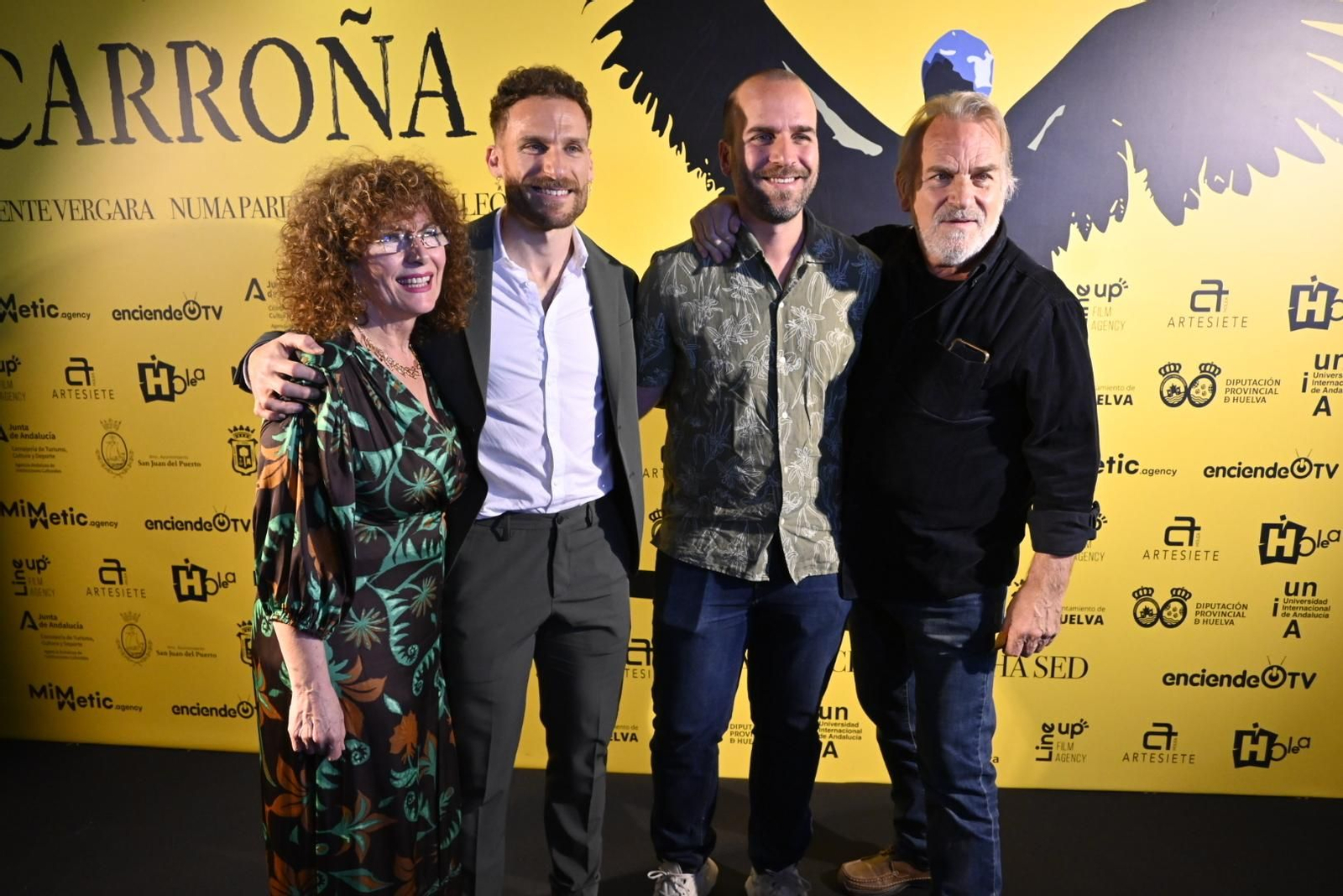 Estreno del cortometraje 'Carroña' del cineasta onubense Elías Pérez , en imágenes