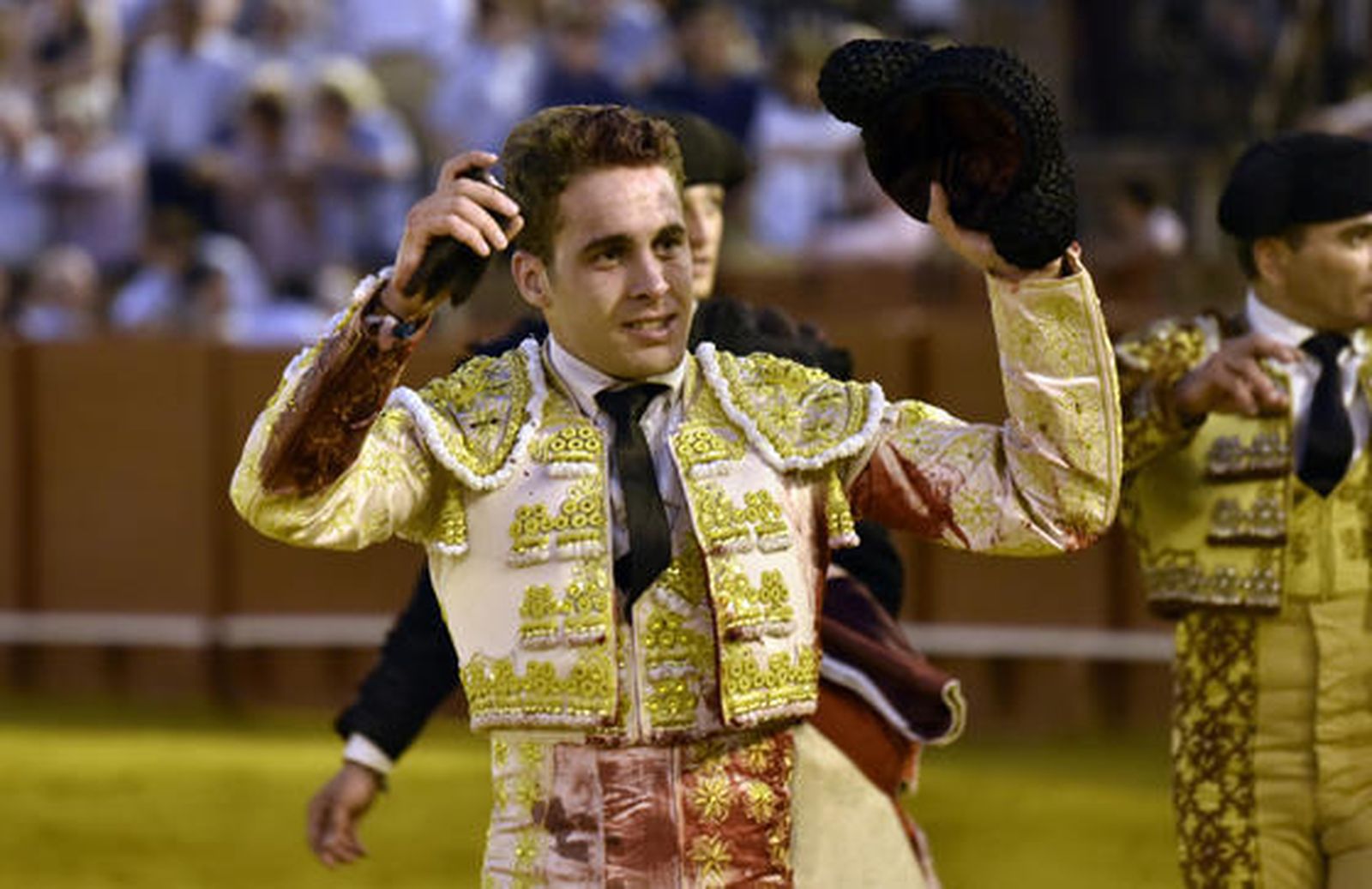 David Martín, único trofeo en su debut en una notable novillada de Guadaira