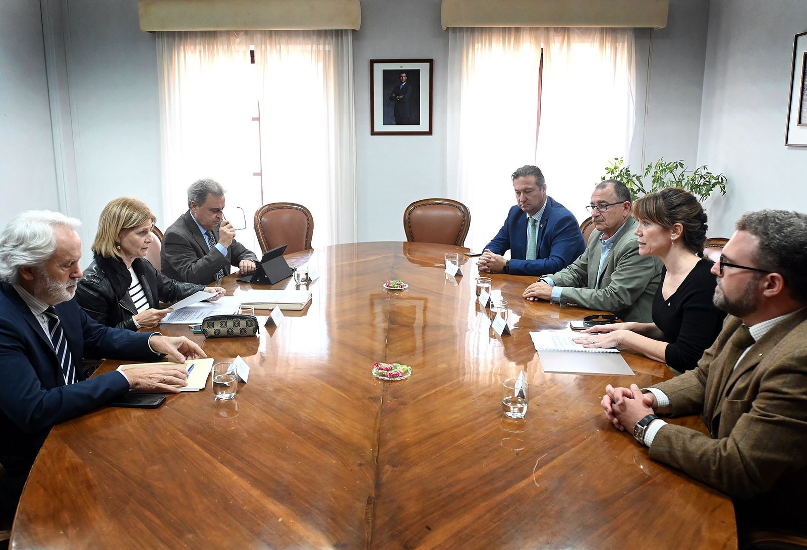 Un momento del encuentro.