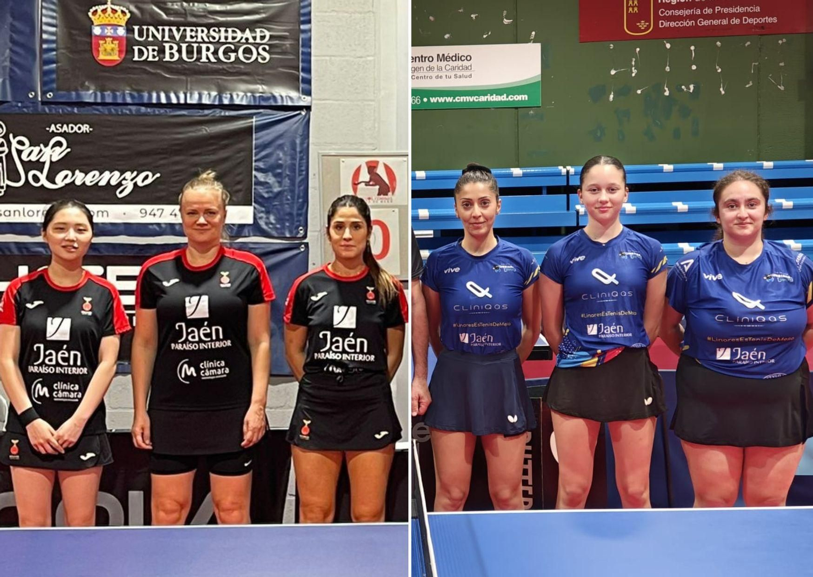 Los dos equipos jiennenses de la máxima categoría del tenis de mesa femenino español jugarán en Europa el próximo curso.