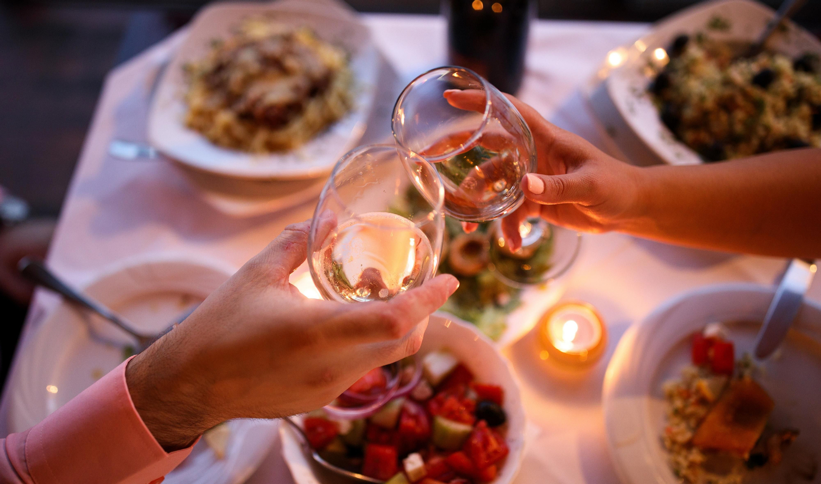 Una deliciosa cena romántica