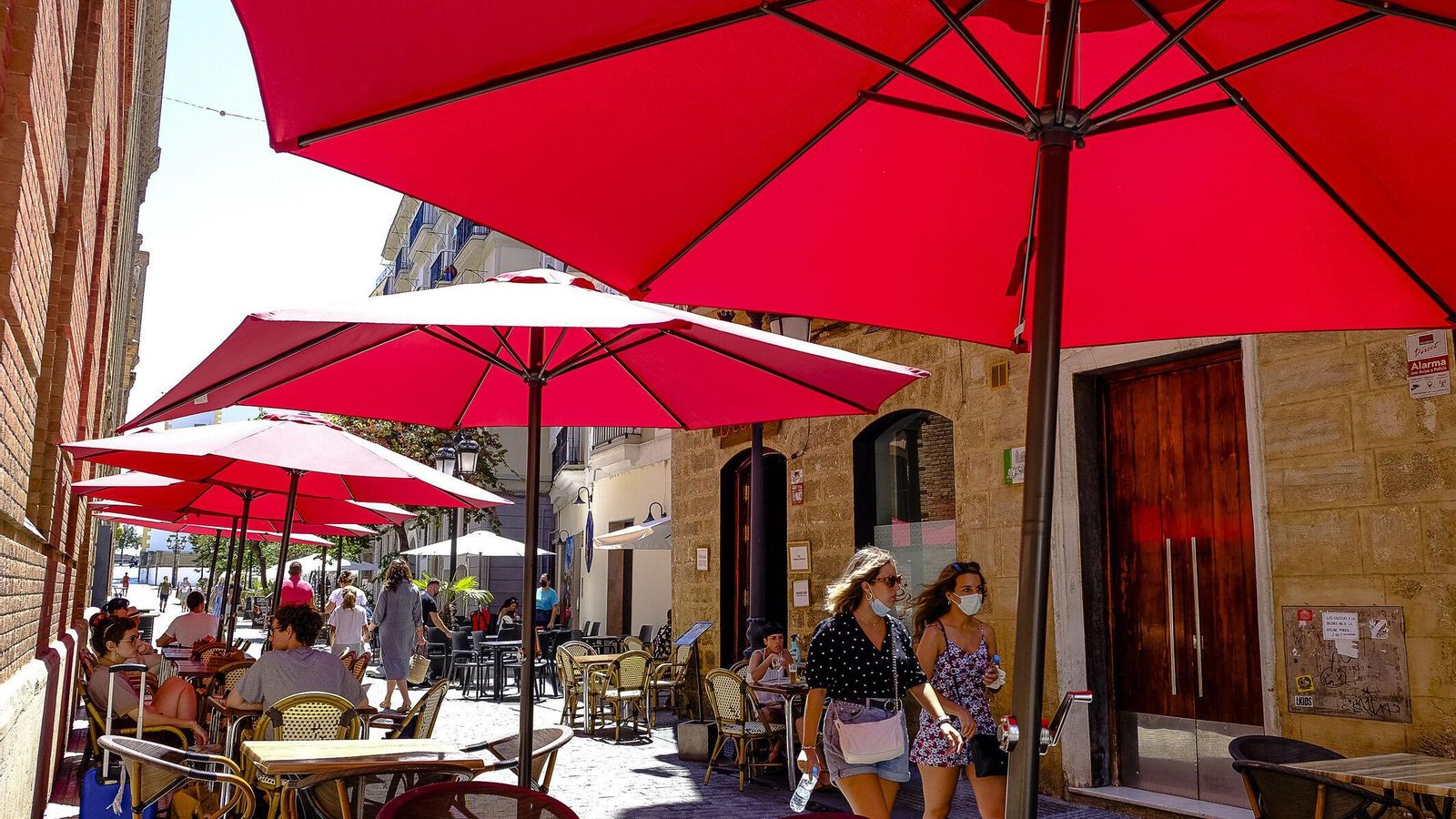 La calle Plocia, un referente gastronómico de la ciudad.