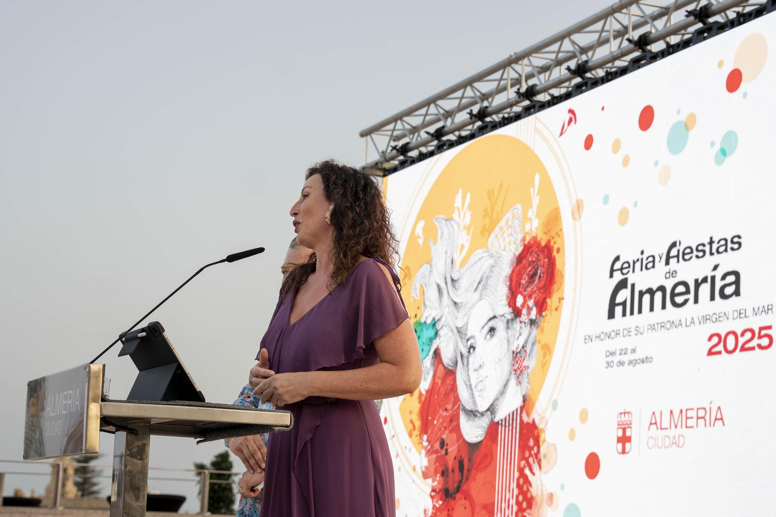Las imágenes de la presentación de la Feria de Almería 2025 en honor de la Virgen del Mar