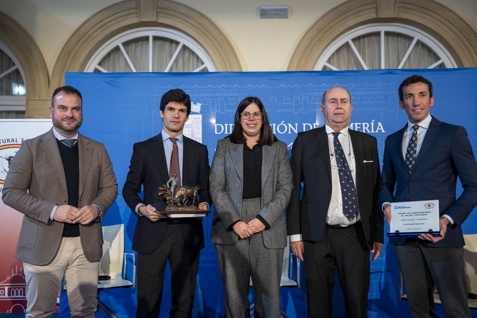 Pablo Aguado y David de Miranda, premiados en el Foro 3 Taurinos 3 de Almería