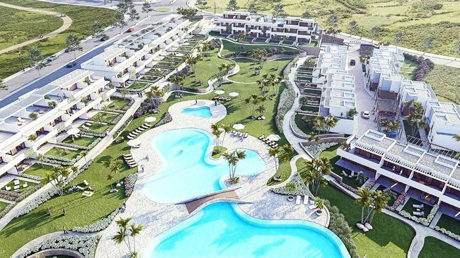 Diseño de cómo quedará el complejo en Zahara.