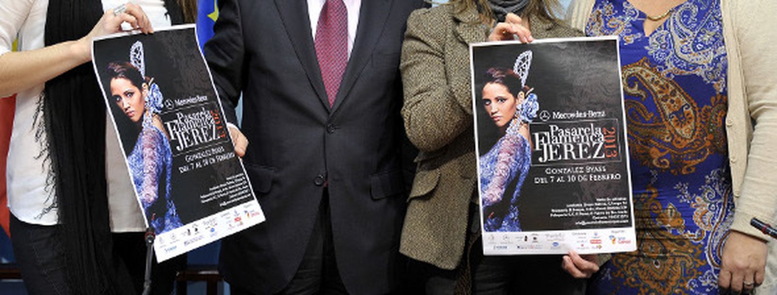 Desfile de Rocío Martín en la anterior edición de la Pasarela Flamenca de Jerez.