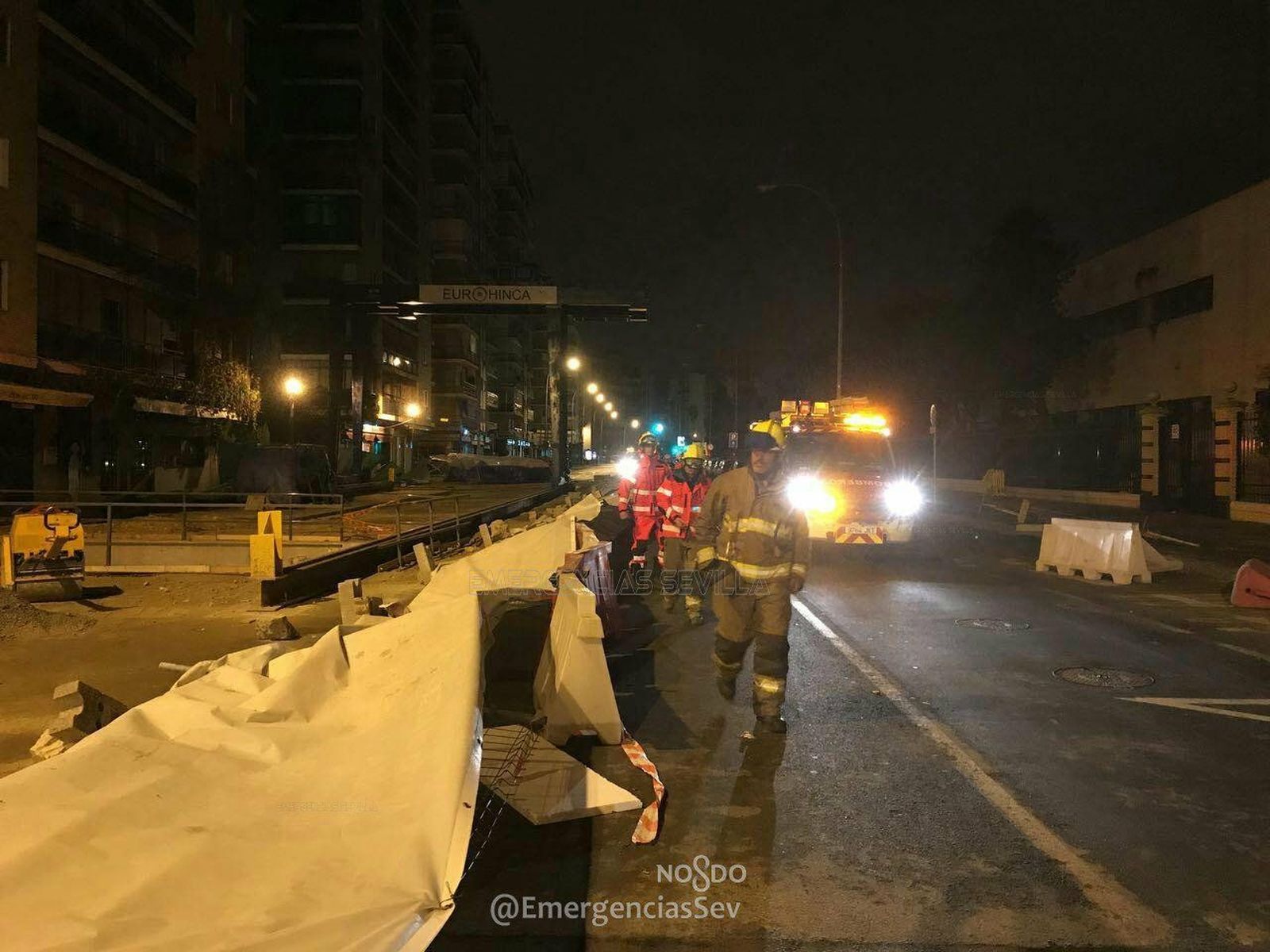 Las imágenes del paso de la borrasca 'Ana' por Sevilla