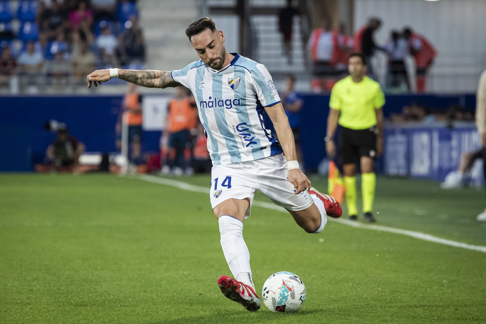 Las fotos del Huesca-Málaga CF