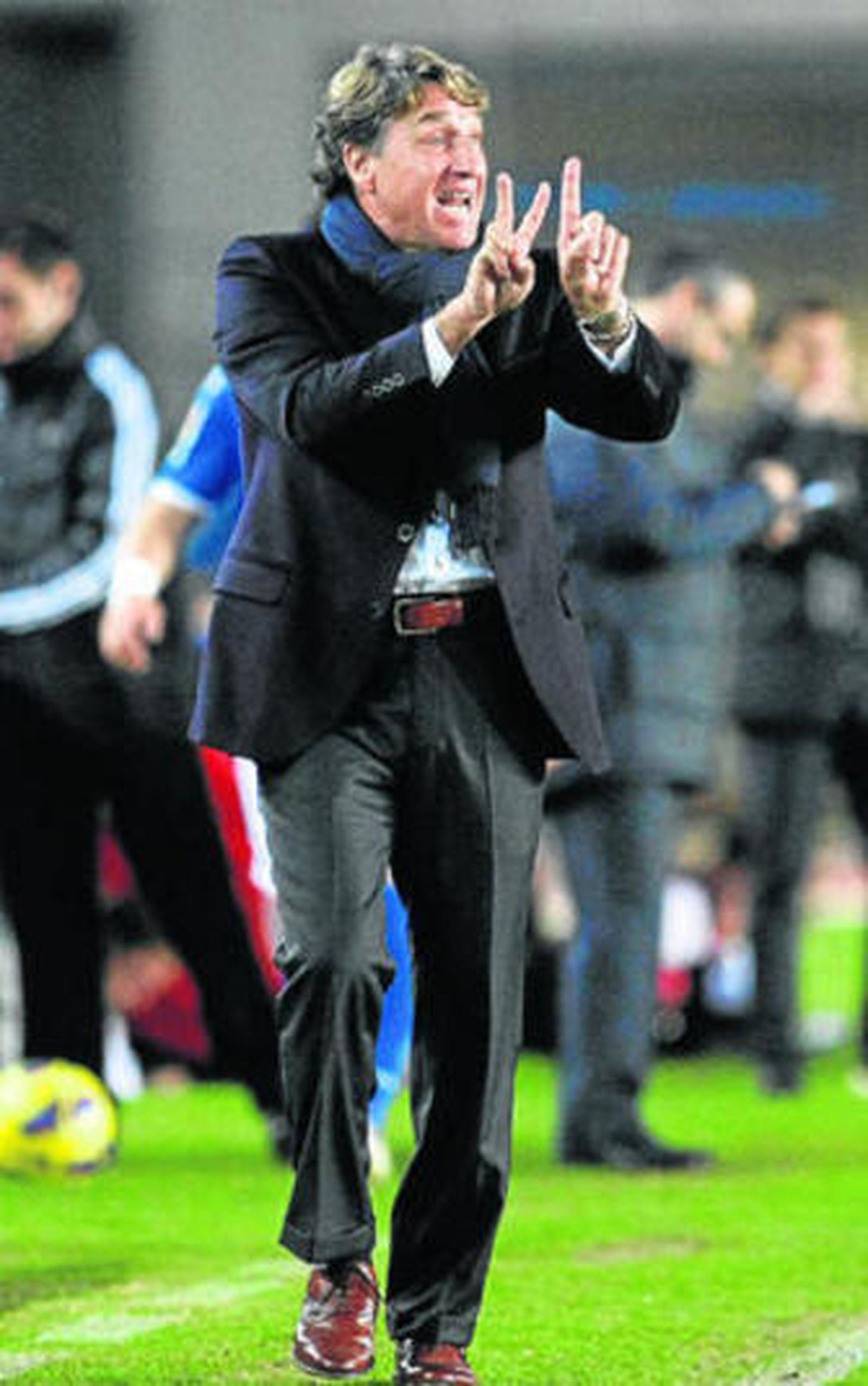 Esteban Vigo sufrió como pocas veces con el rendimiento de sus jugadores sobre el campo.