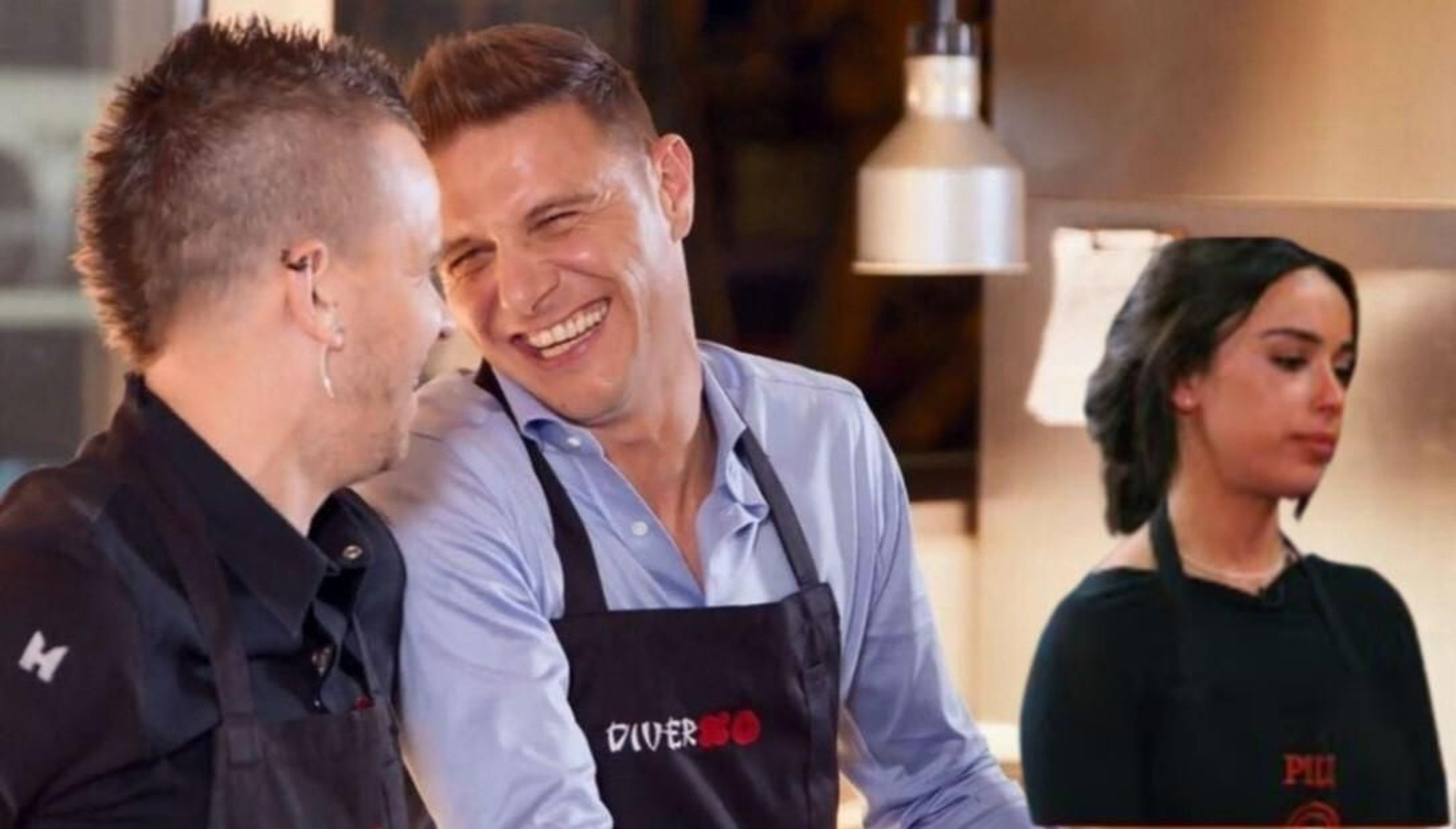 Joaquín con el chef Dabiz Muñoz en 'El Novato' y Pilu de 'MasterChef'