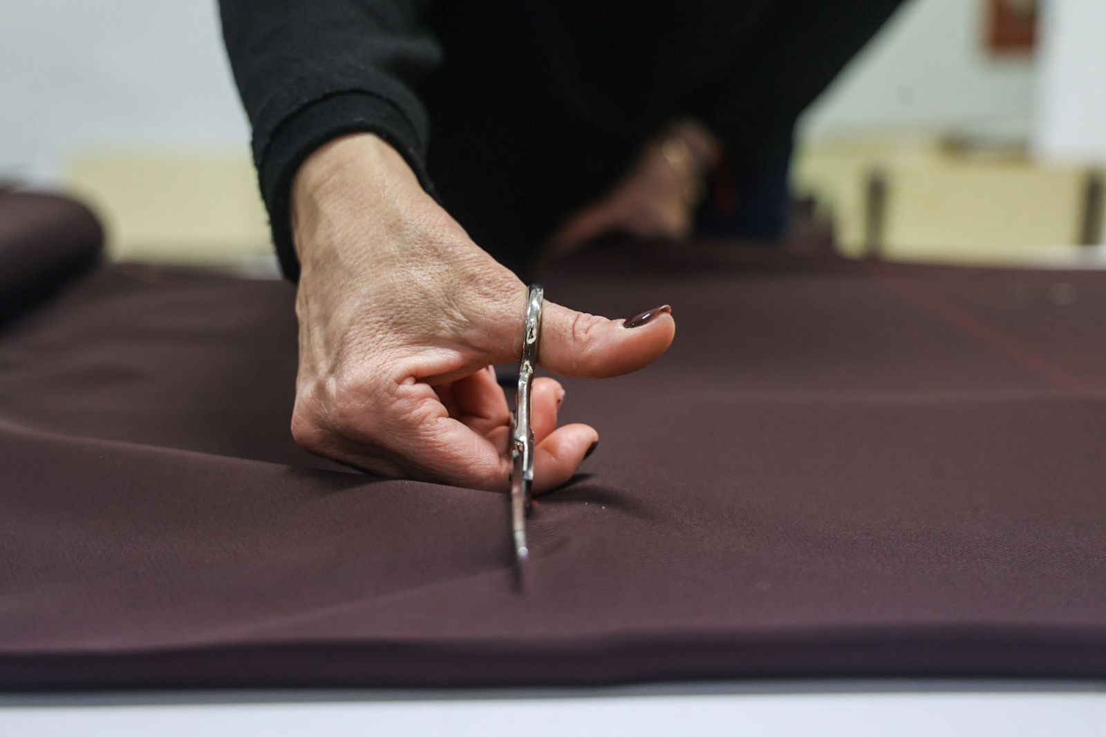 Fotografías del alma del taller de costura de la Sentencia