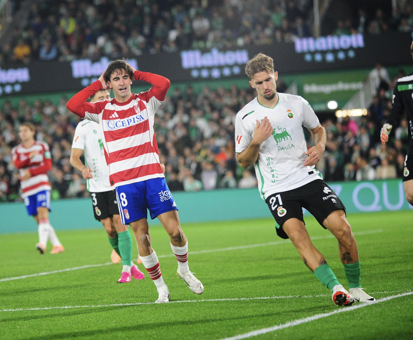 Las mejores imágenes del Racing-Granada CF