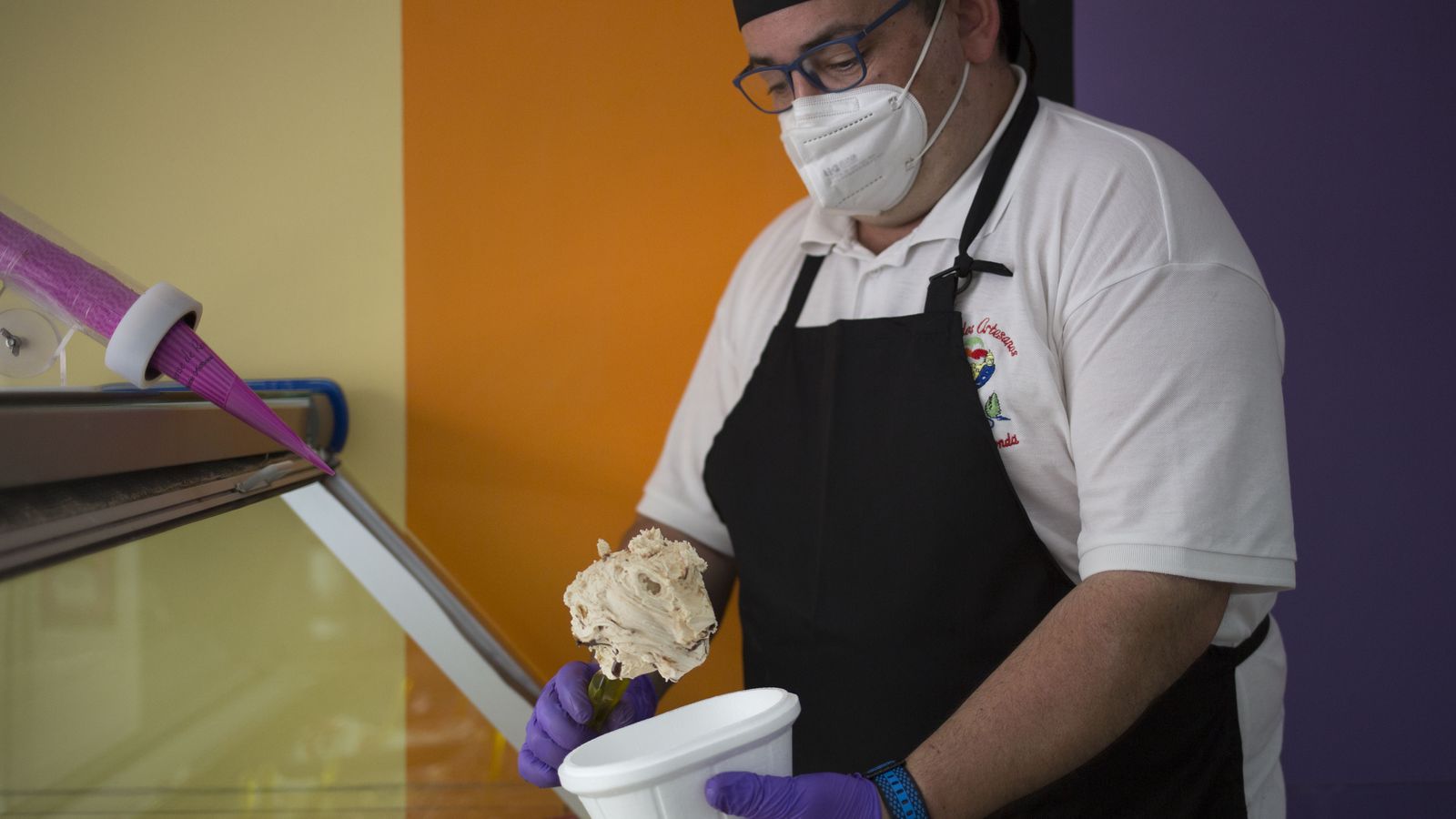 Los envíos de helado se hacen en envases especiales