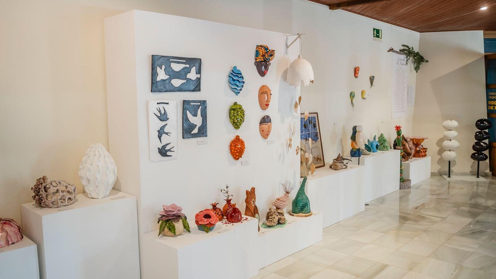 Algunos de los trabajos que componen la muestra, que podrá ser visitada hasta el 11 de julio.