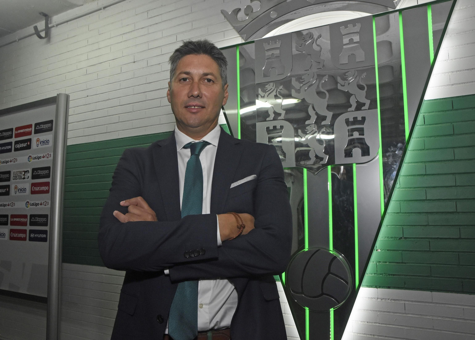 Alfonso Serrano, durante su etapa en el Córdoba CF.
