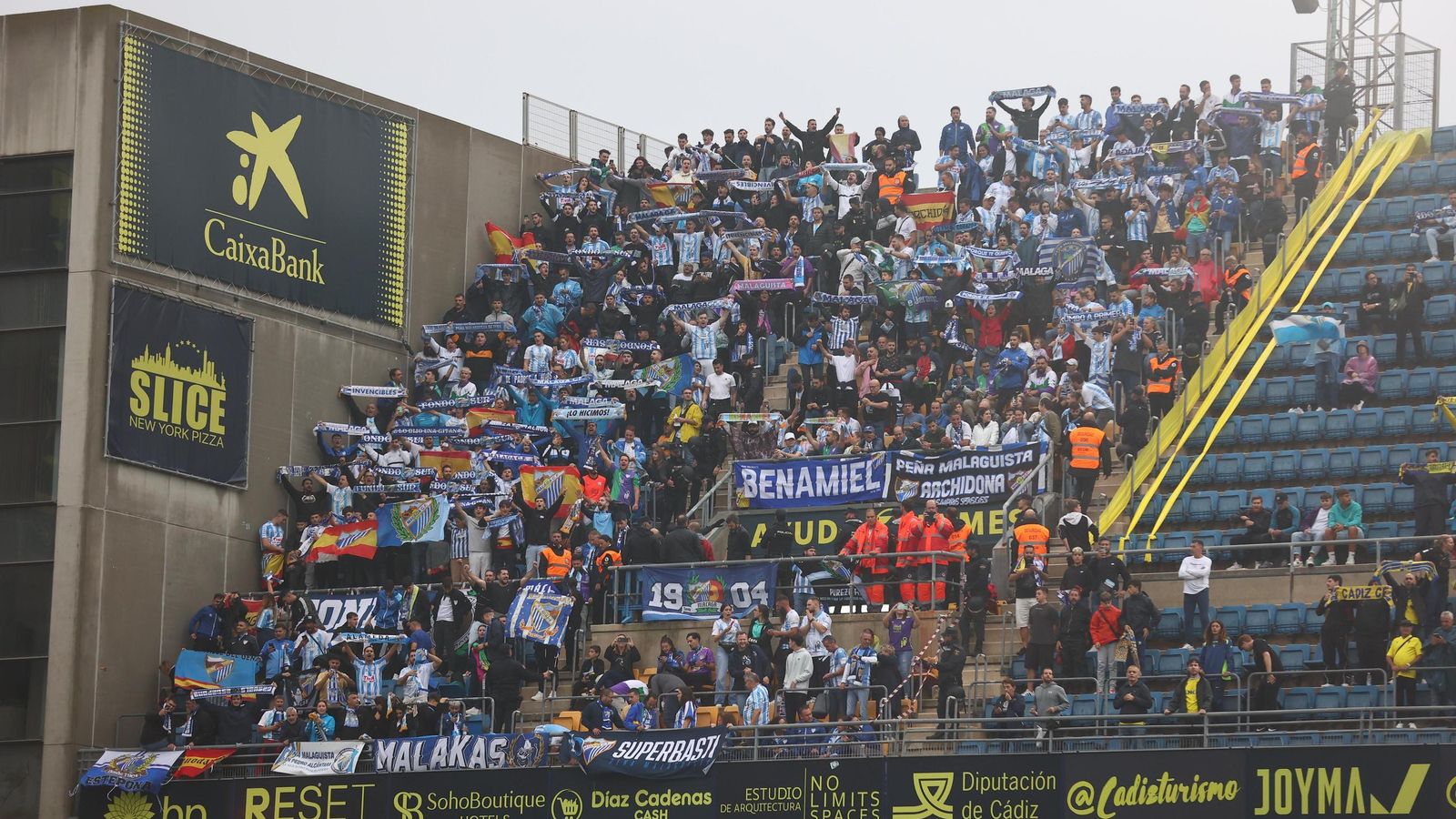 El Cádiz - Málaga CF, en fotos