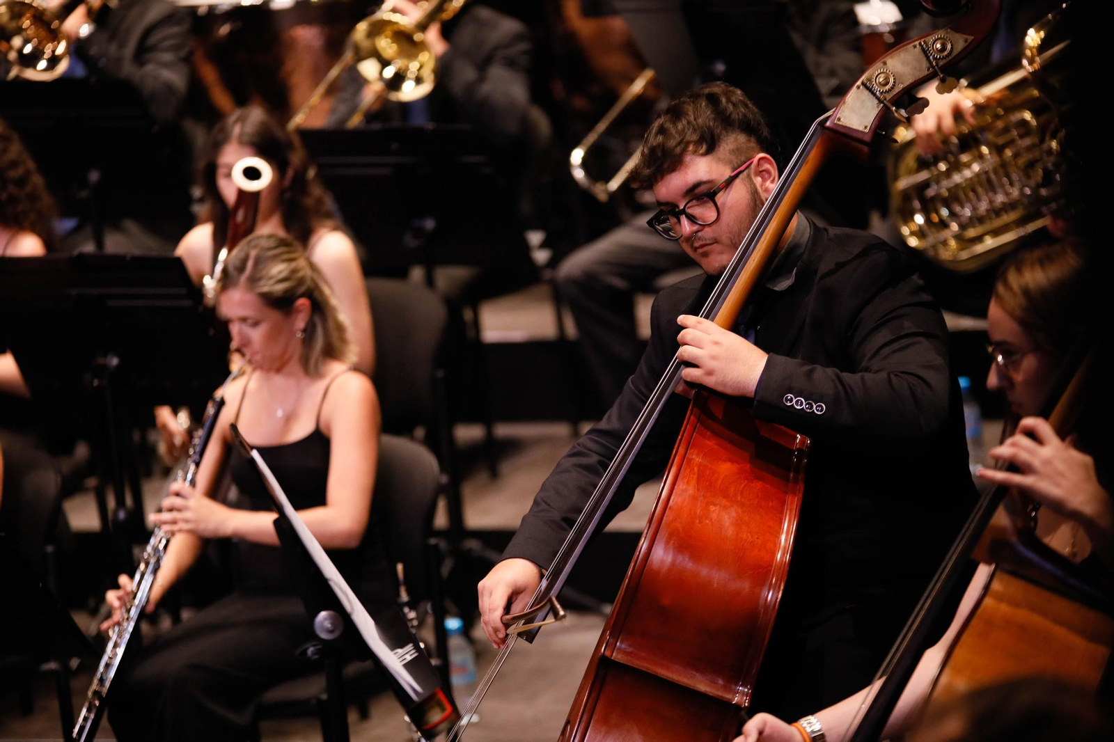 El concierto de la Orquesta de la UAL en el Auditorio Maestro Padilla, en imágenes