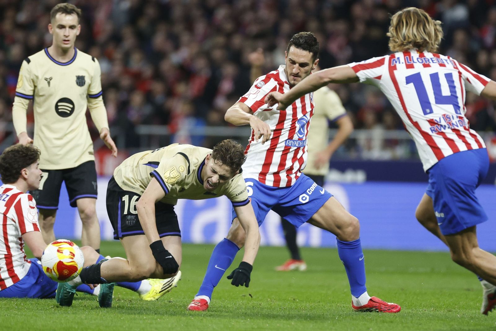 Las fotos del Atlético de Madrid-Barcelona