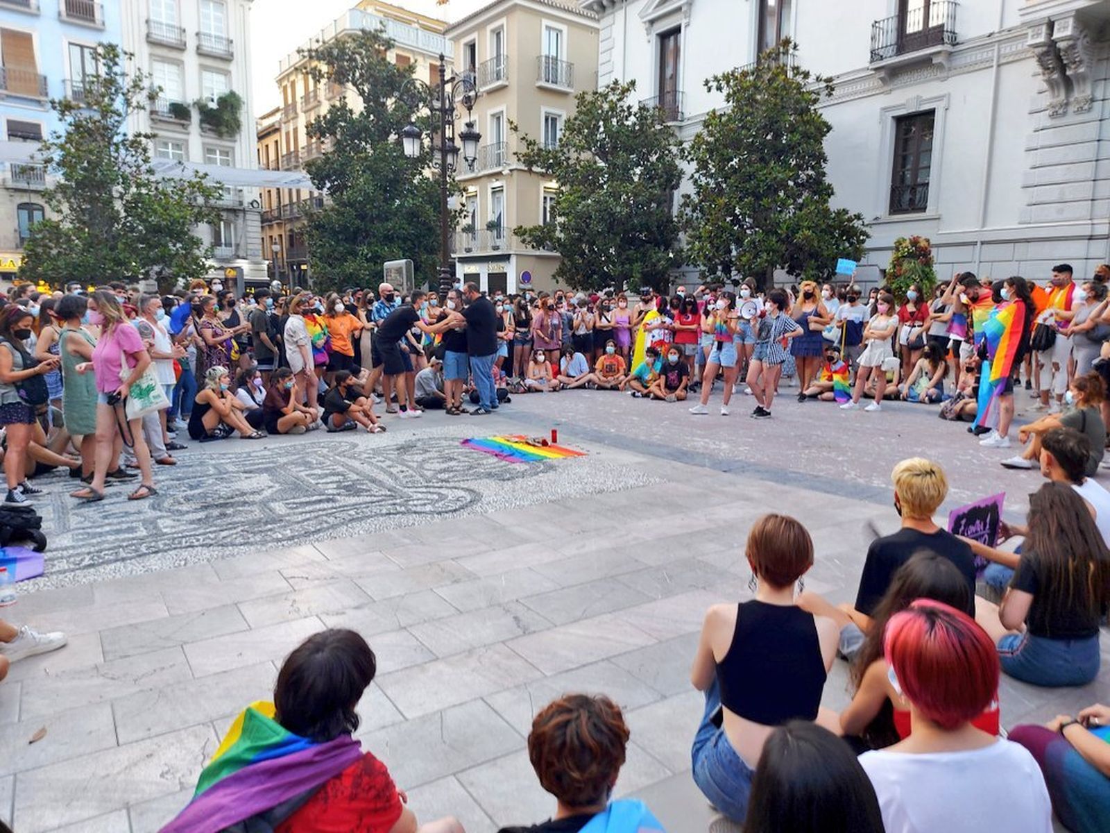 La Plaza del Carmen de Granada clama justicia para Samuel