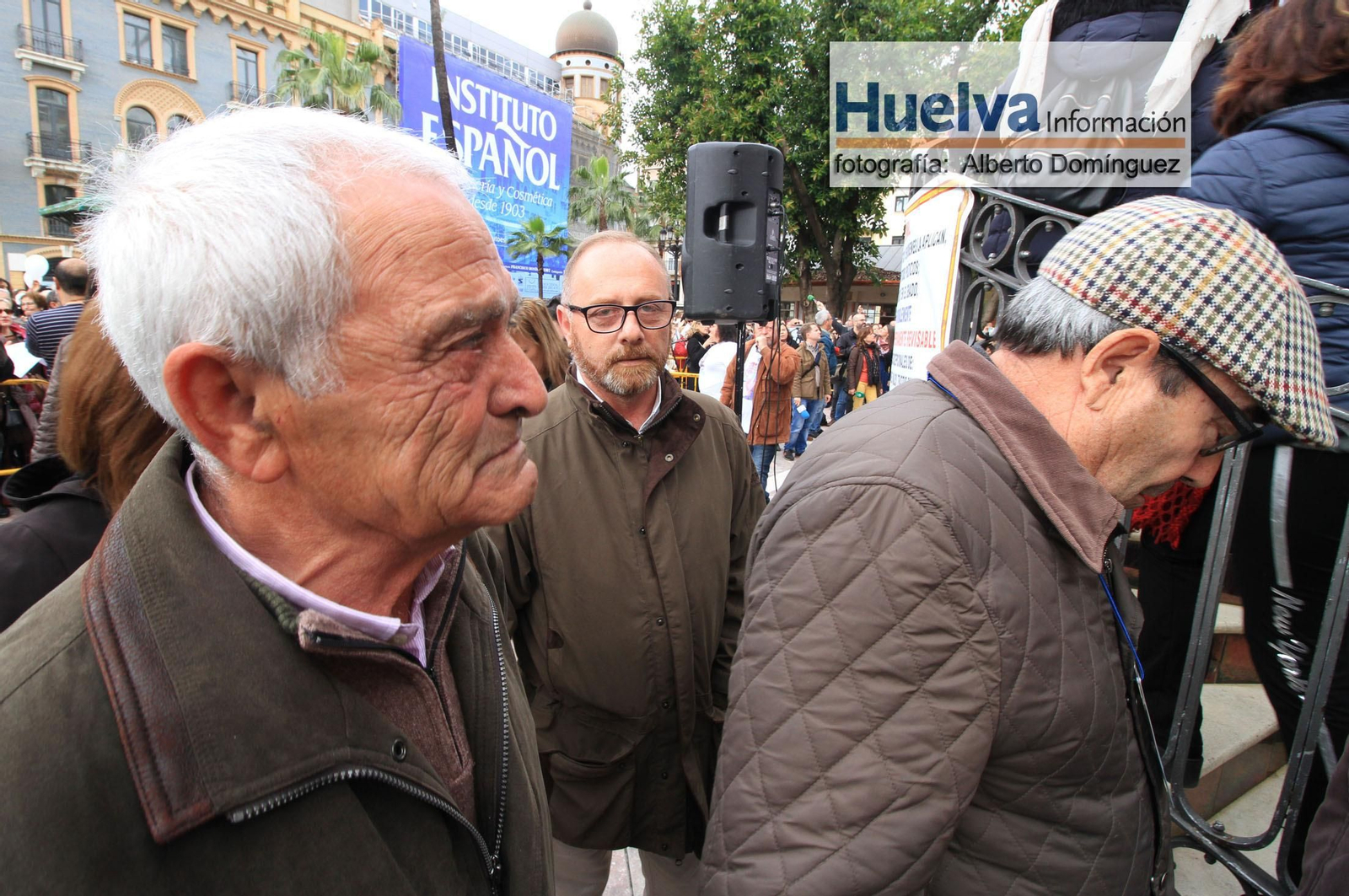 Imágenes de la manifestación contra la derogación de la prisión permanente revisable celebrada en Huelva