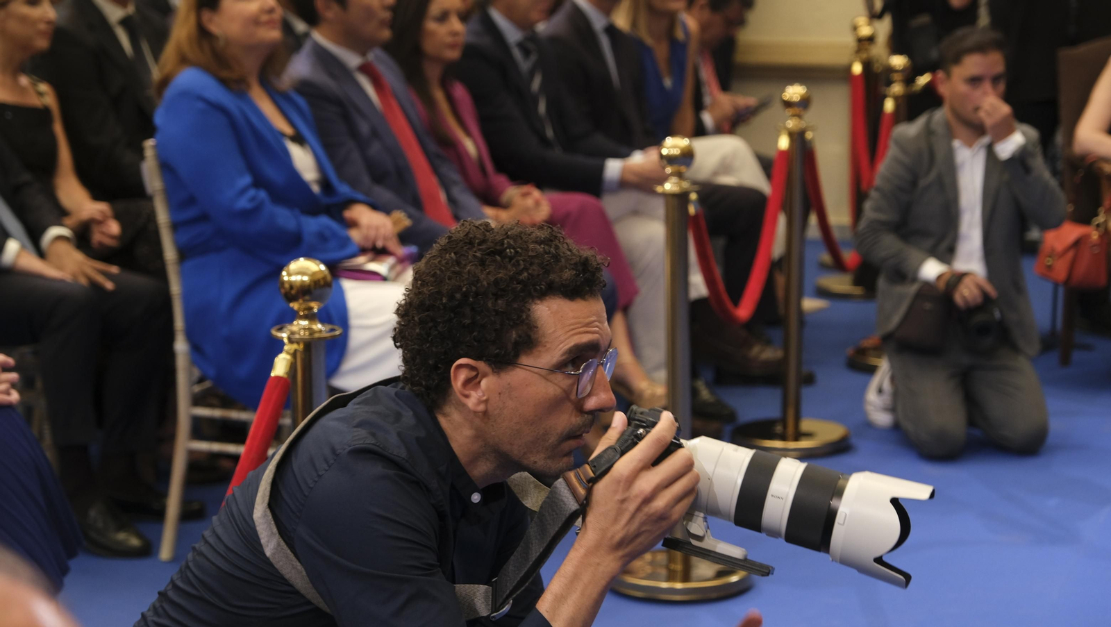 Imágenes del acto de constitución de la Diputación de Almería