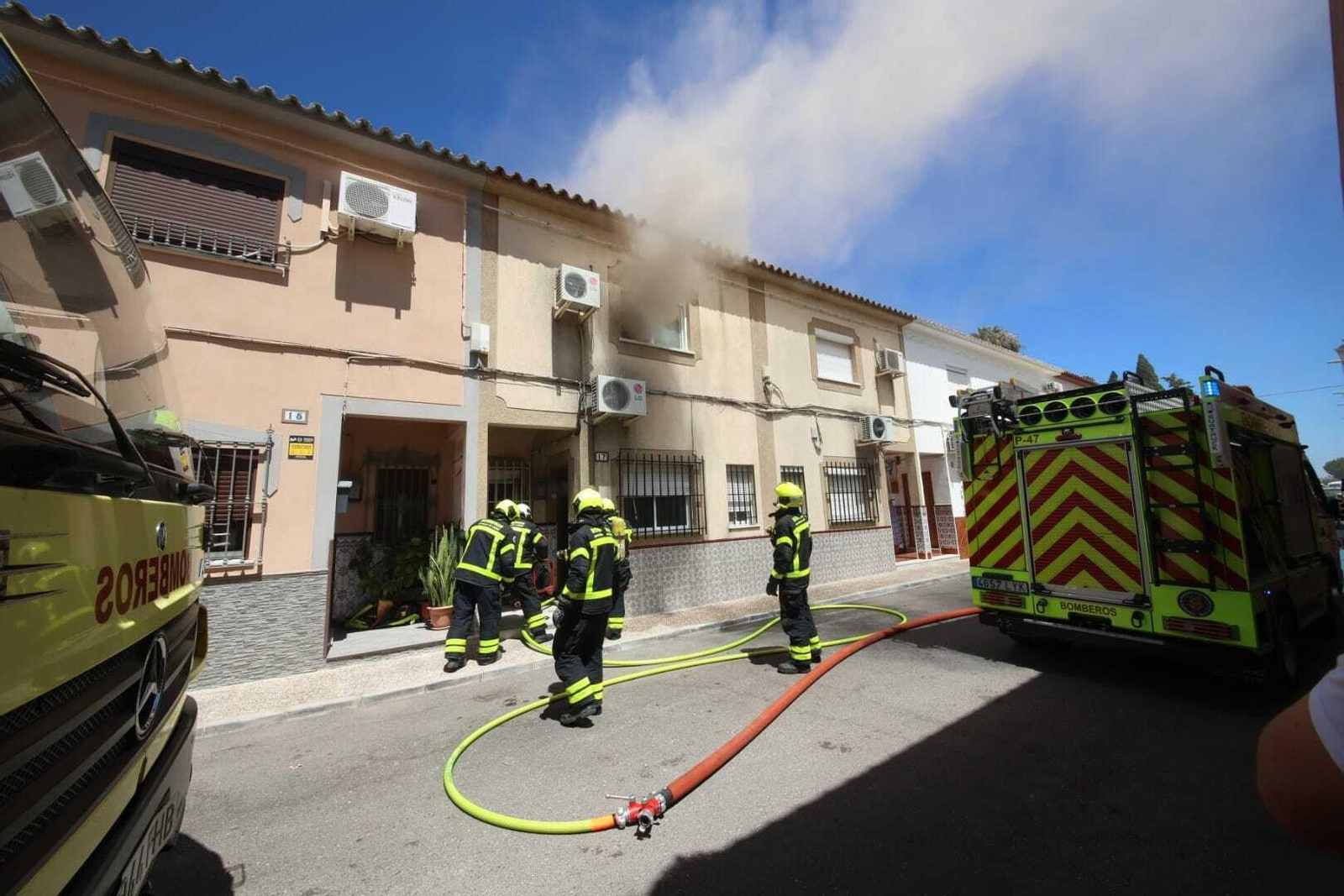 Incendio en una vivienda en Guadalcacín