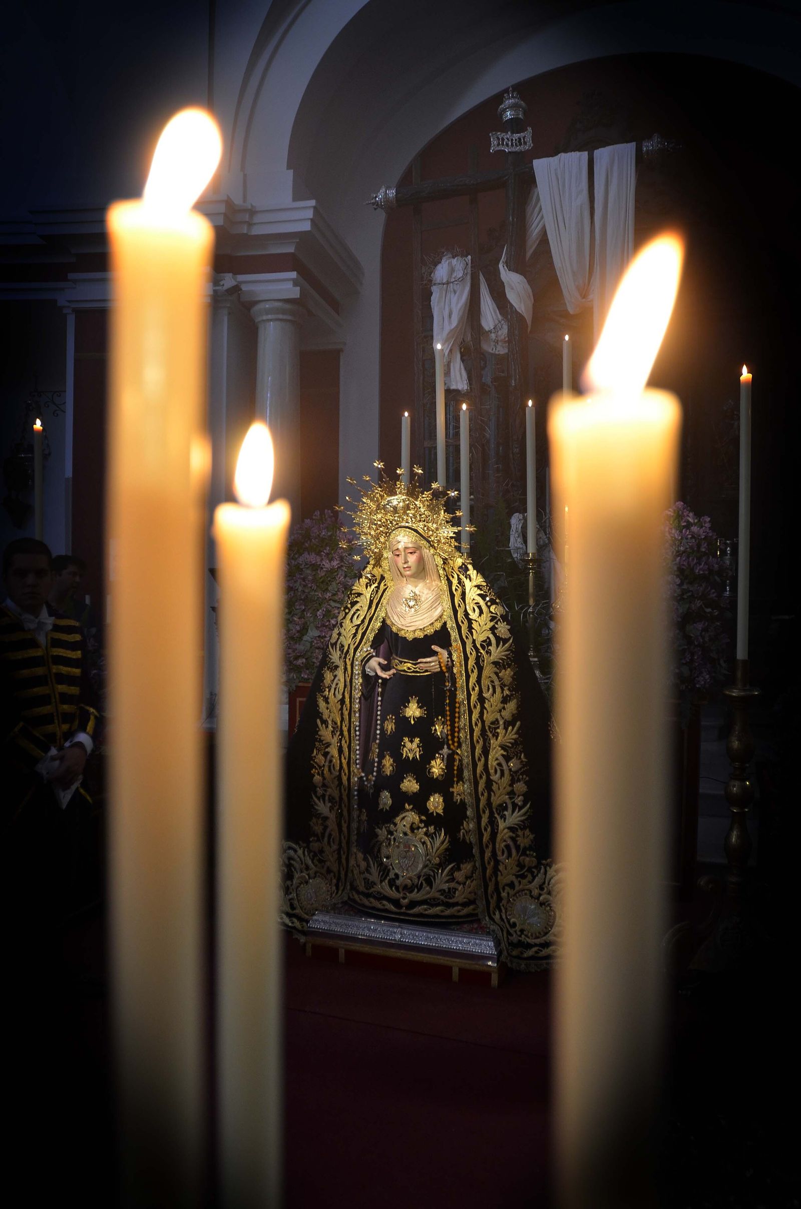 Nuestra Señora de Loreto en la iglesia parroquial de San Pedro.