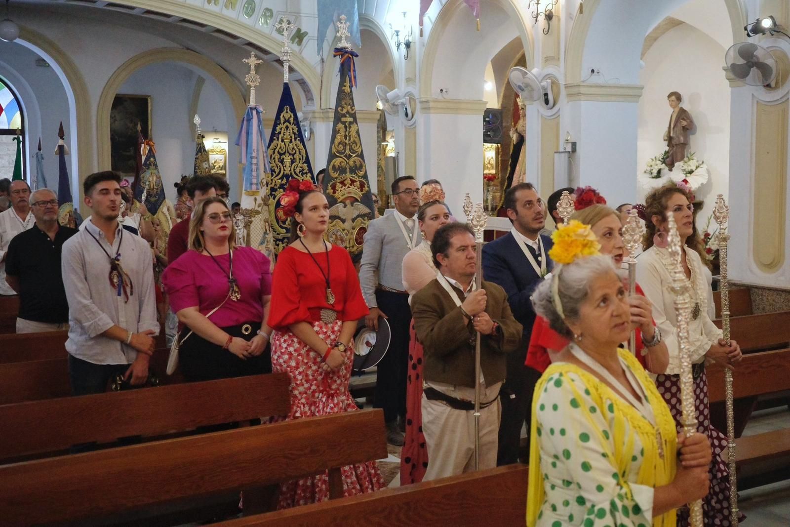 La llegada de la Hermandad del Rocío gaditana a Cádiz