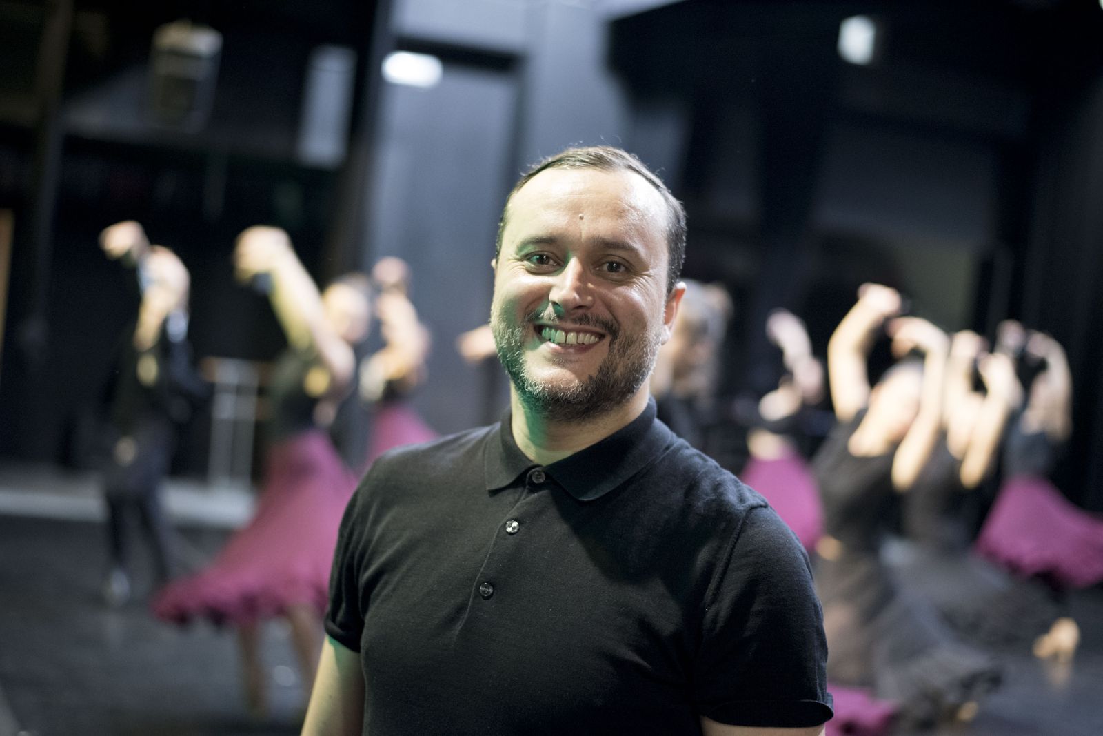 El artista Daniel Doña, que estará en el Centro Flamenco de la Merced con un curso de castañuelas.