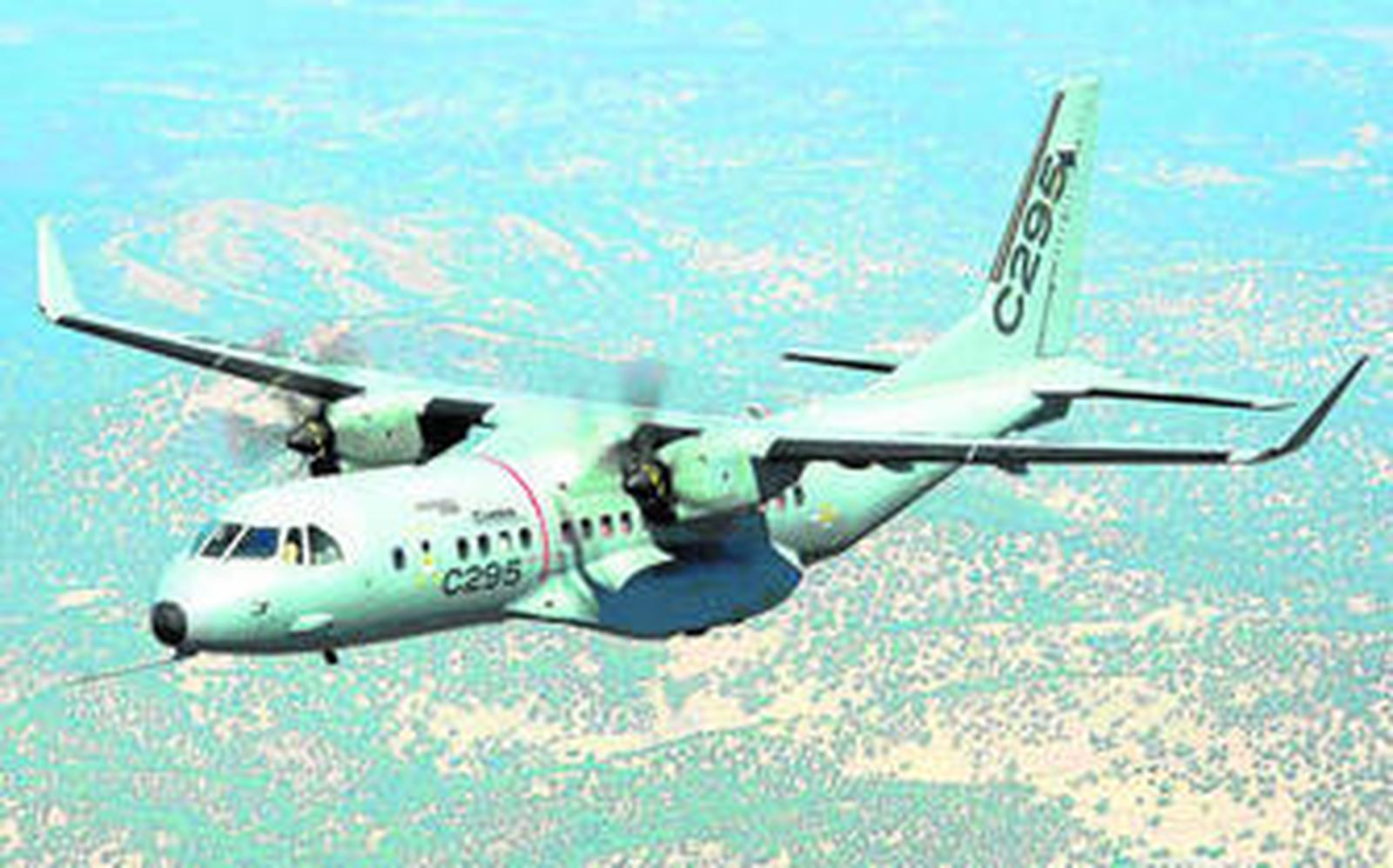 Un avión C295, una de las aeronaves militares de Airbus de mayor éxito en ventas, junto con el CN235.