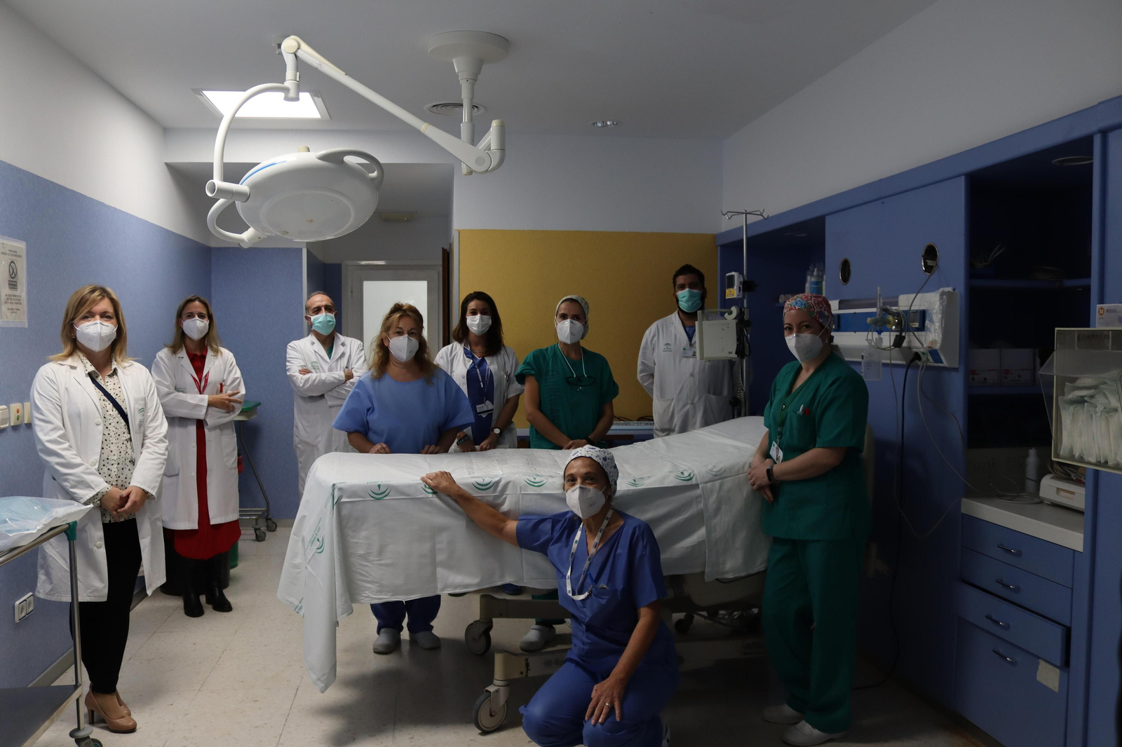 Parte del equipo de Ginecología y Obstetricia del Hospital Regional.