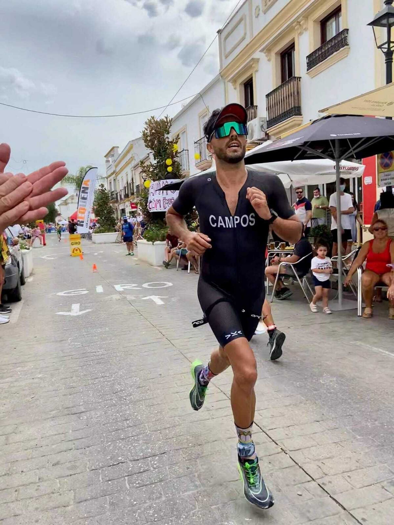 José Miguel Martín Campos, en la carrera.