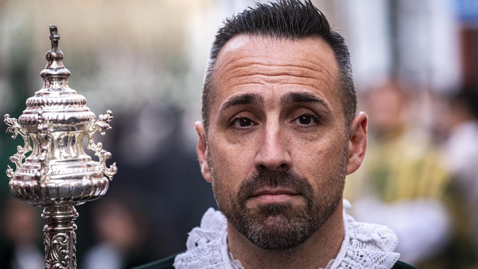 En imágenes, El Huerto de San Fernando fue la única hermandad del Martes Santo