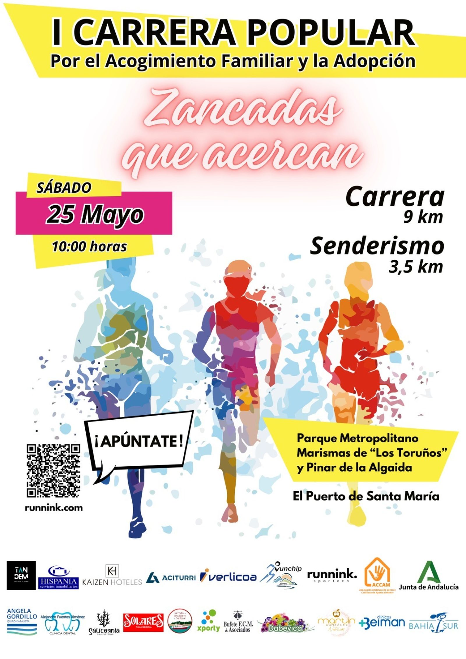 Cartel anunciador de la prueba.