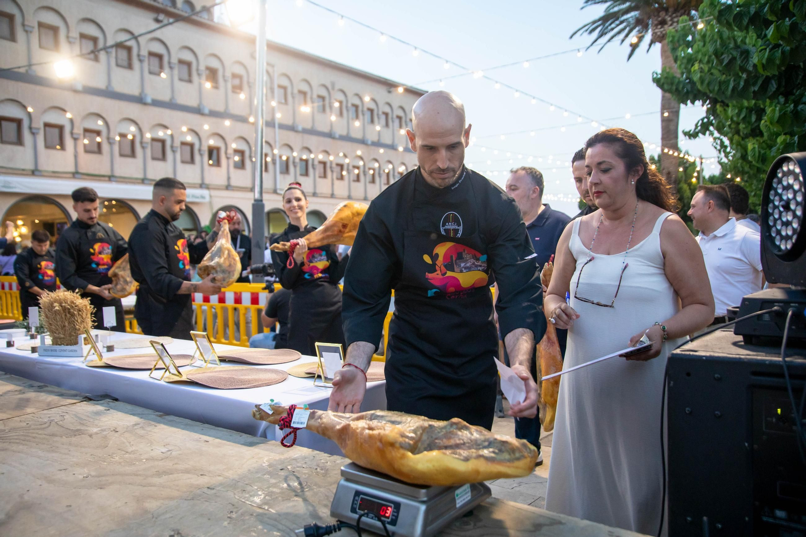 Concurso de cortadores de jamón en Serón, en imágenes