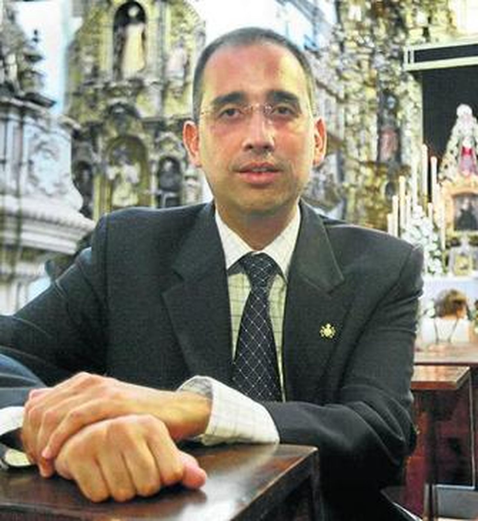 Miguel Puerta Morales, prior de la Orden Servita Seglar.