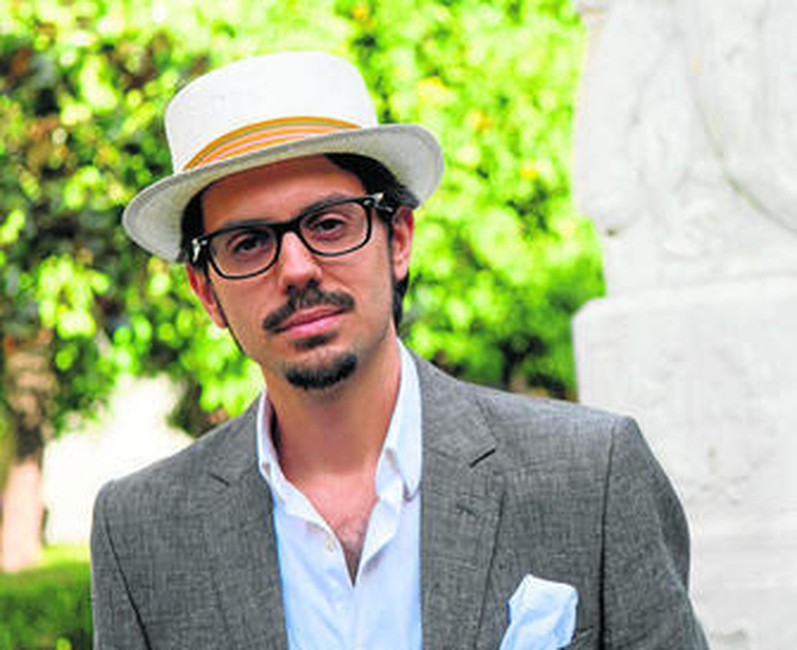 El tenor Juan Sancho (Sevilla, 1982) fotografiado hace unos días en su ciudad natal.