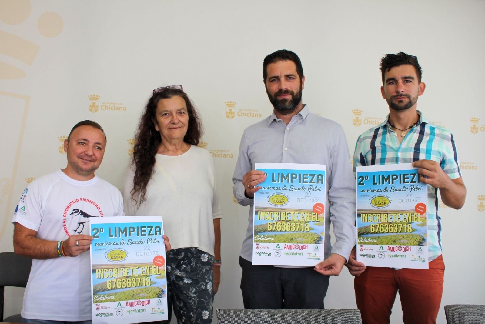 Presentación de la segunda edición de la Limpieza marismas de Sancti Petri.