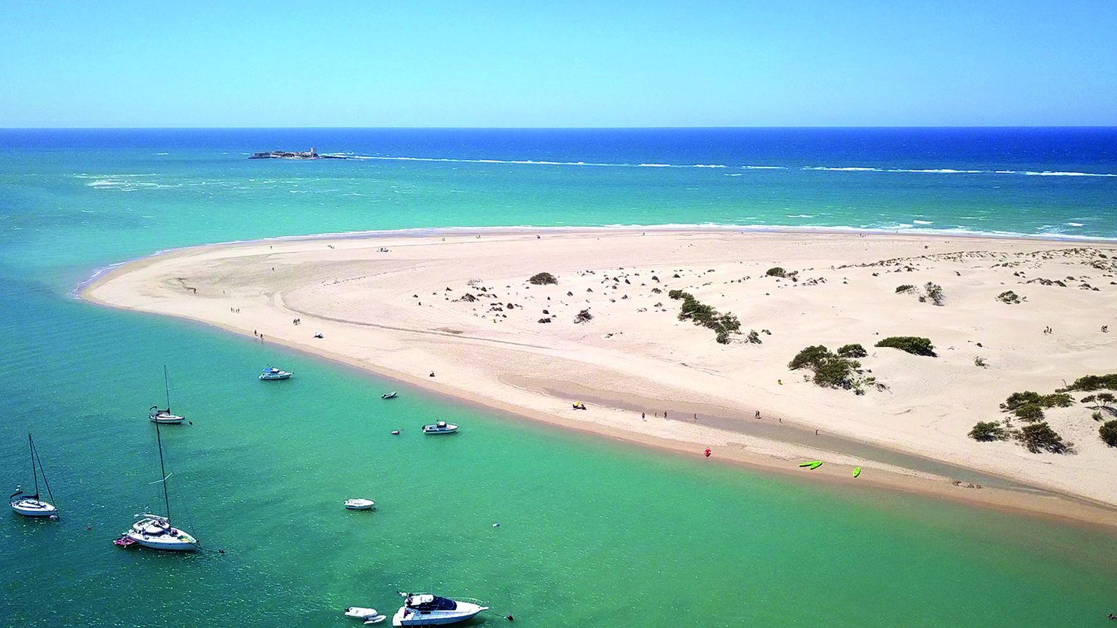 Impresionantes vistas de la Playa de Camposoto.