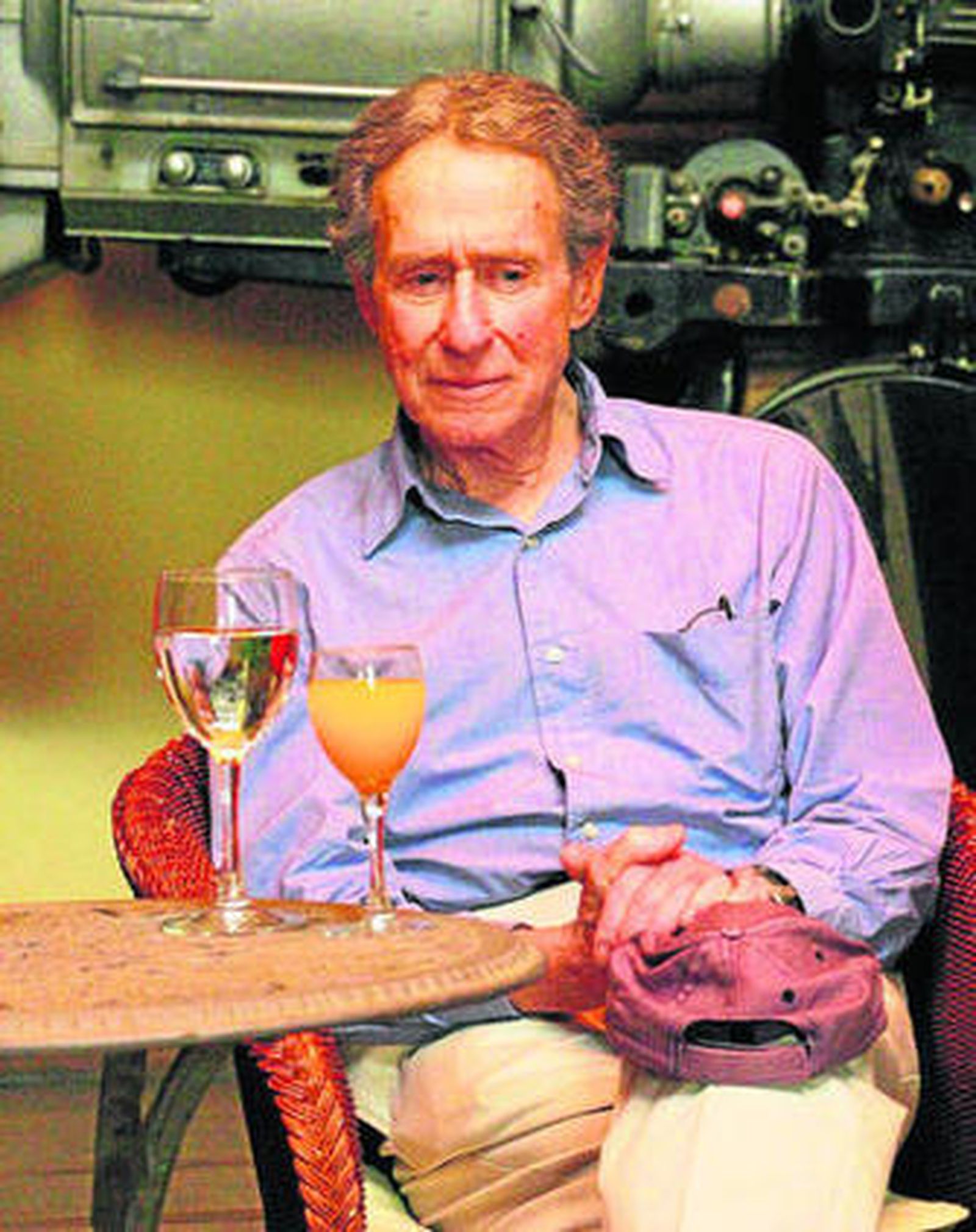 Arthur Penn, en una visita en 2005 a la Filmoteca de Andalucía, en Córdoba.