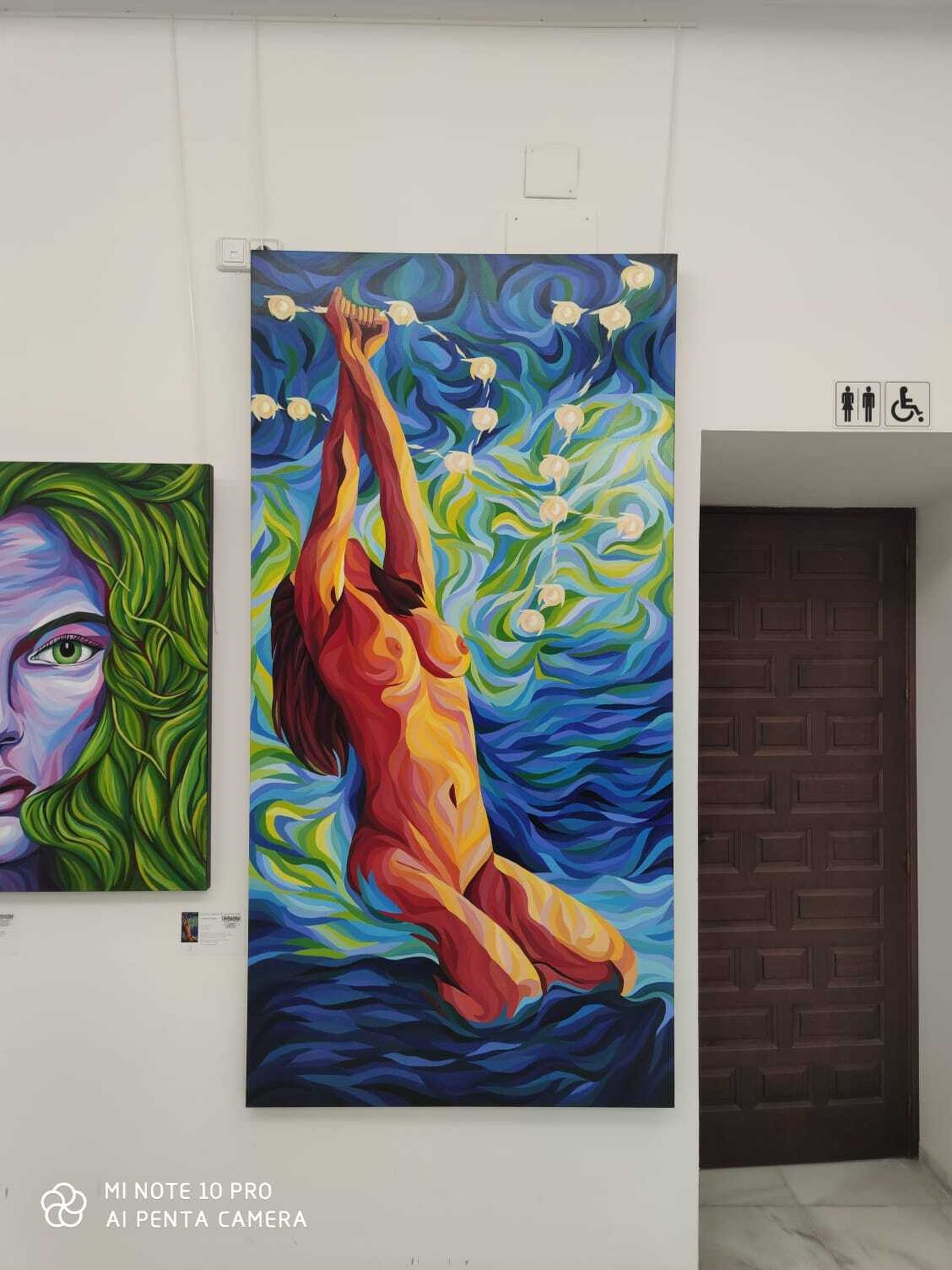 Una de las obras de la muestra.