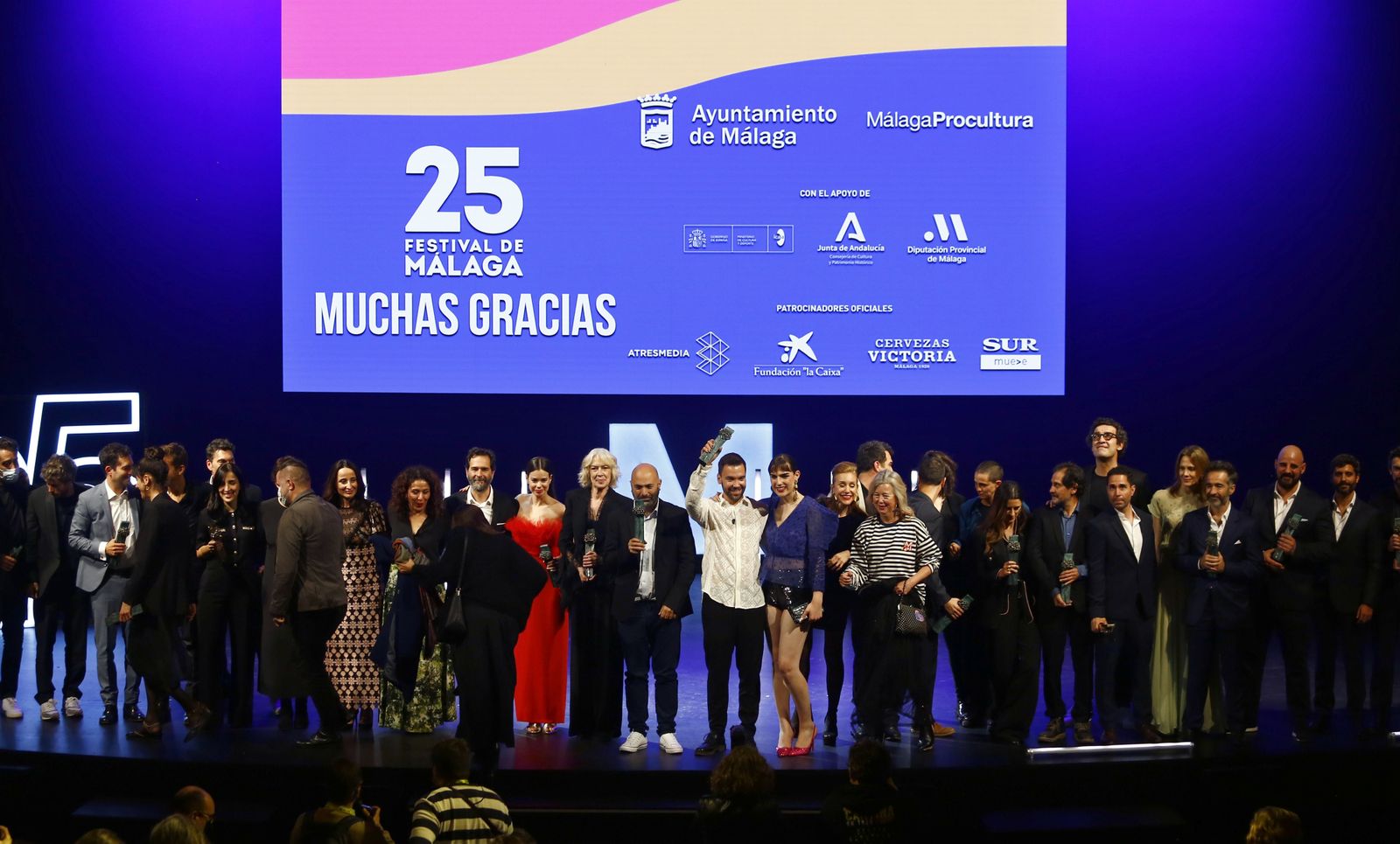 Las fotos de la gala de clausura del 25 Festival de Málaga