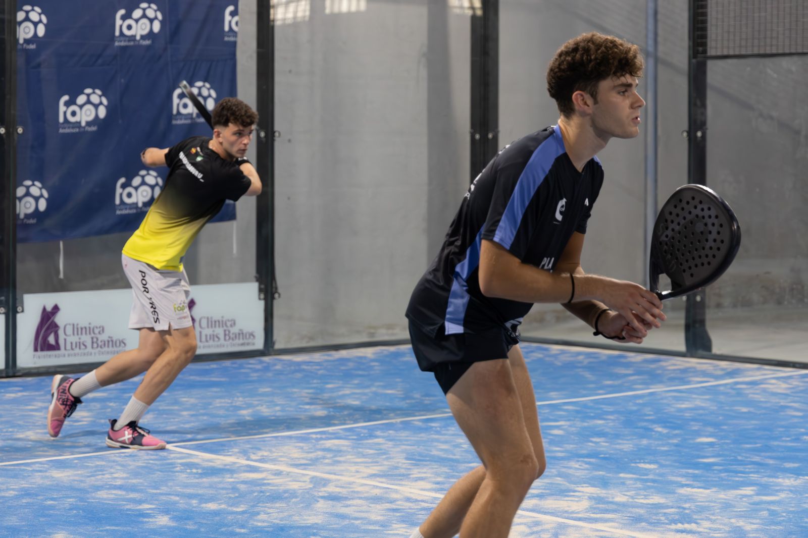 Las finales y la entrega de premios del Campeonato de Andalucía de pádel, en imágenes