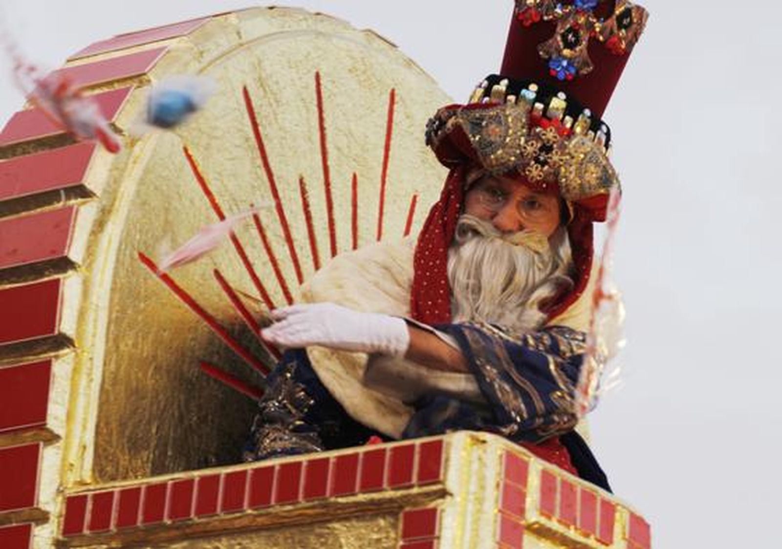 Rey Melchor en la Cabalgata de Dos Hermanas.

Foto: Victroria Hidalgo