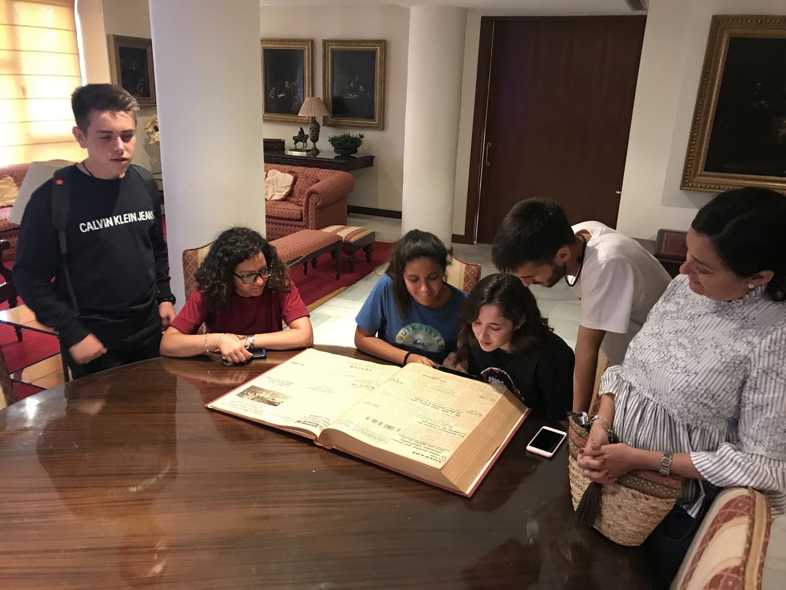 Visita del colegio Sancti Petri de San Fernando