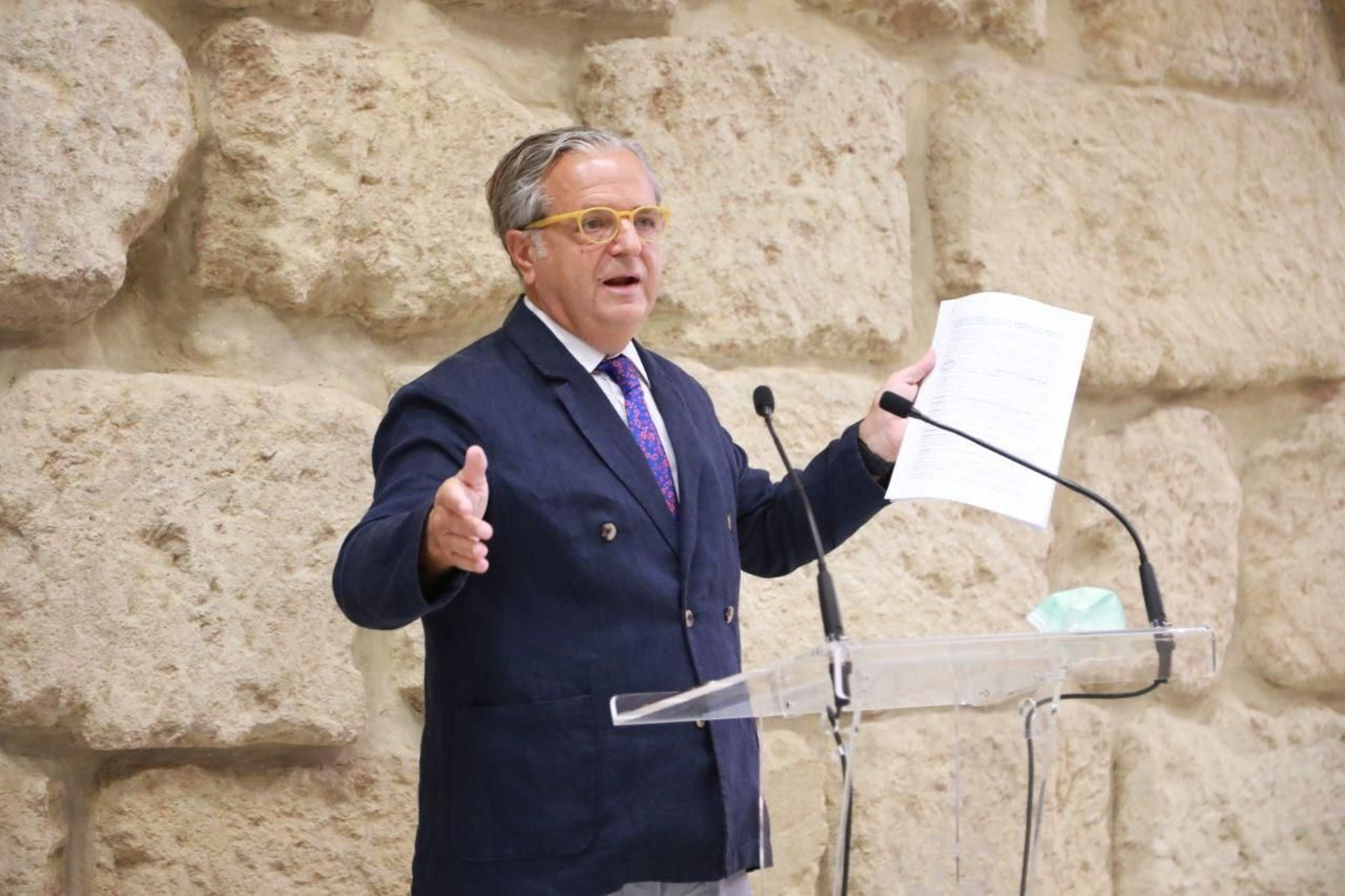 Salvador Fuentes, en rueda de prensa.