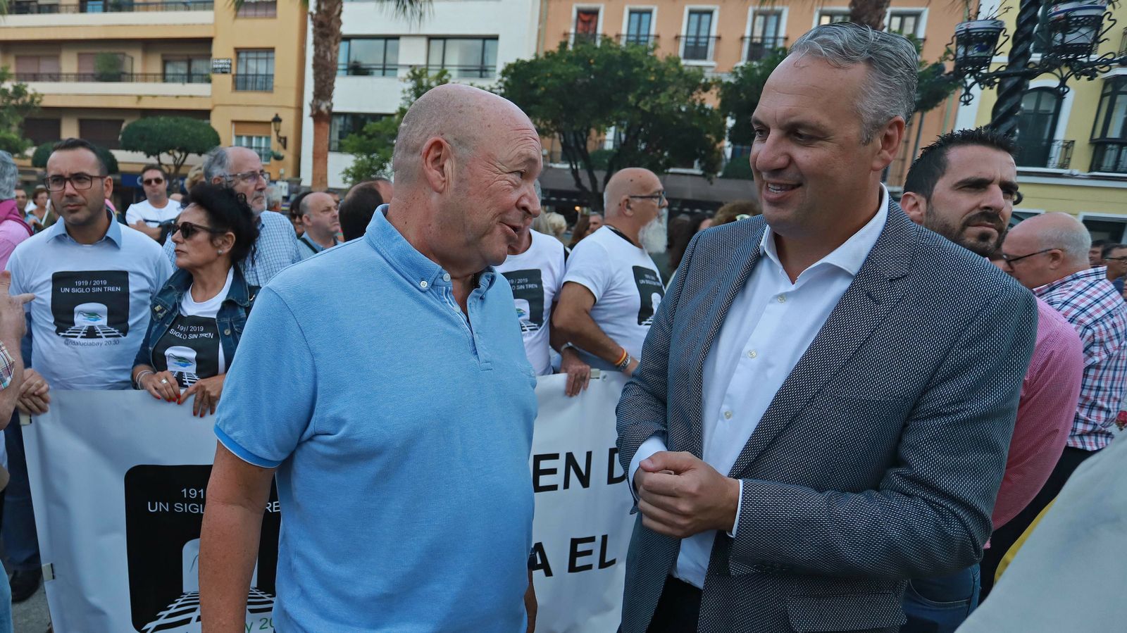 Las mejores fotos de la manifestación por el tren en el Campo de Gibraltar