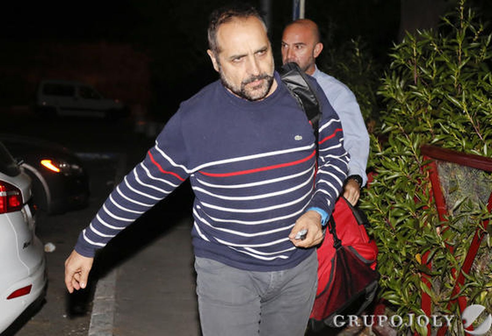 Reñones, a su llegada al centro penitenciario.

Foto: Javier Albiñana