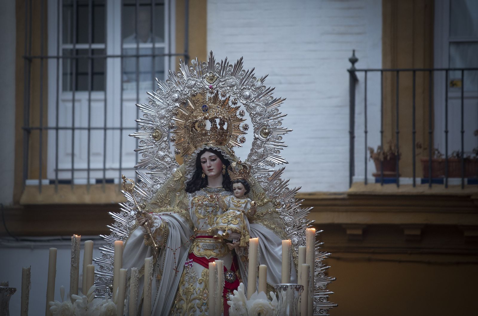 Las imágenes de la procesión de la Virgen de las Nieves