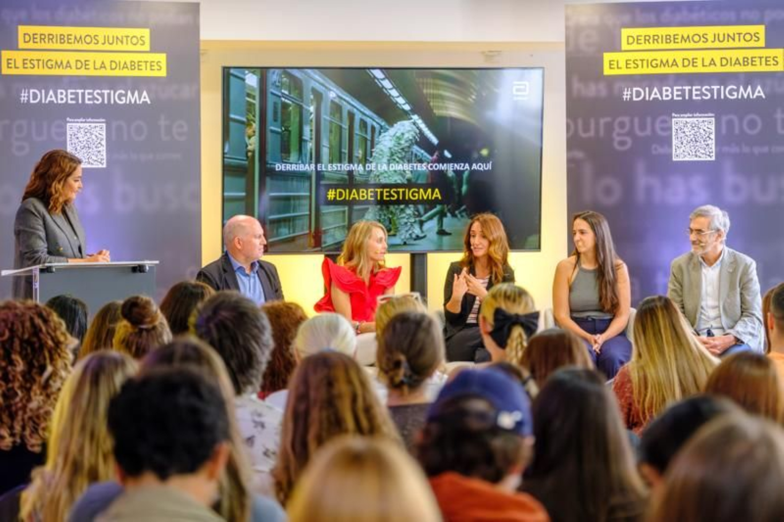 Acto de lanzamiento de la campaña conducido por la reconocida presentadora de televisión Toñi Moreno, embajadora de la iniciativa.